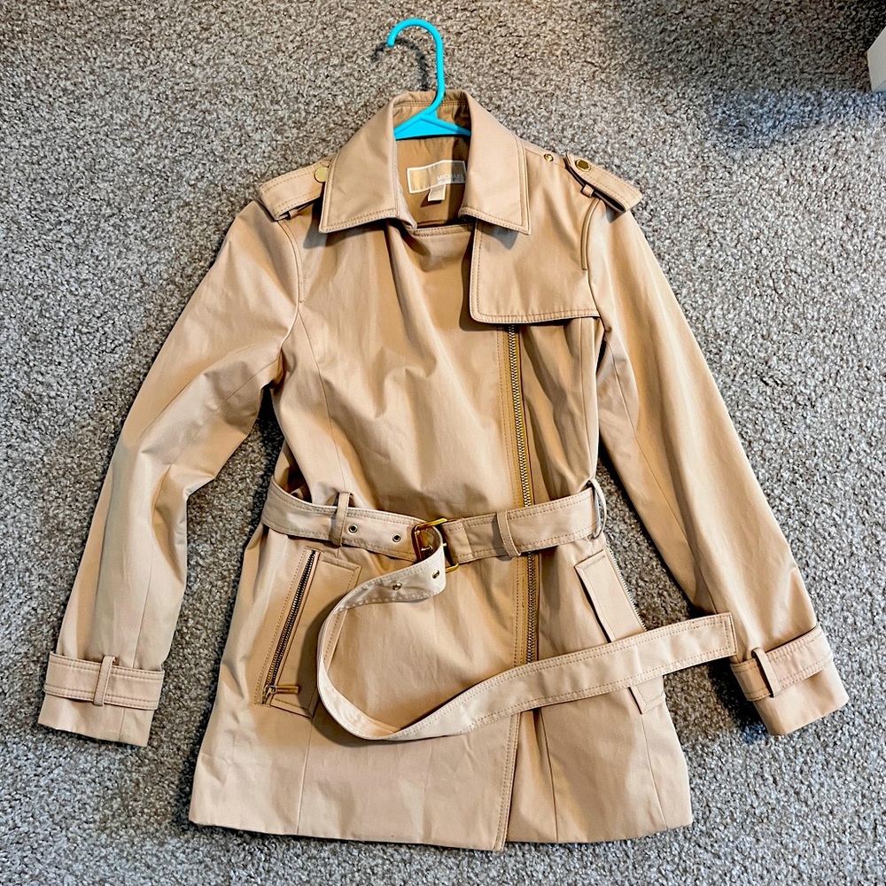 MICHAEL Michael Kors S/P Raincoat Khaki